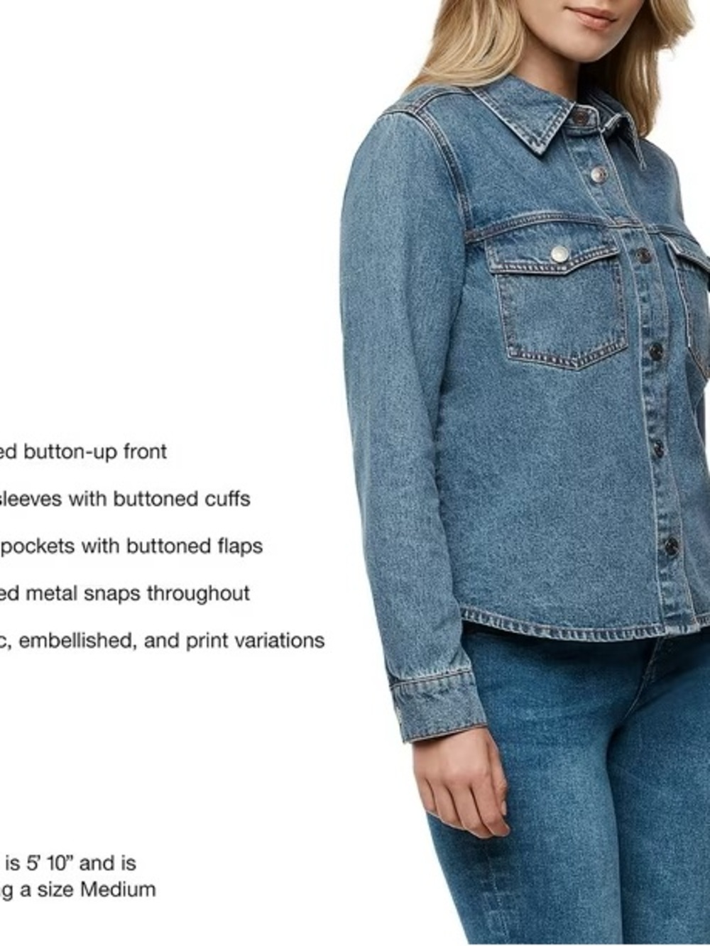 NWT Express Women's Denim Jacket - Picture 8 of 12